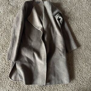 Vince Classic Gray Pea Coat